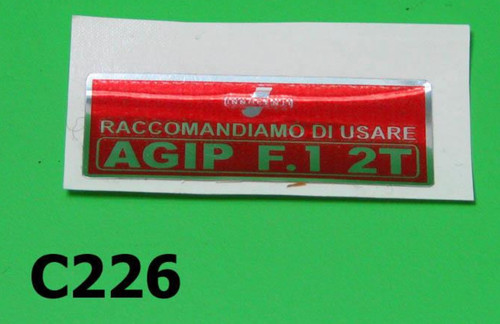 Genuine casa lambretta petrol - lambretta,