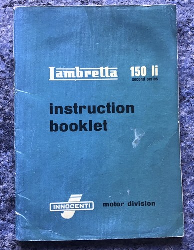 Lambretta 150 instruction - 150, li