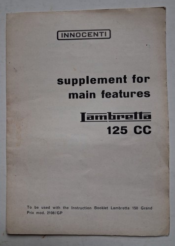 Genuine innnocenti manual - innnocenti,